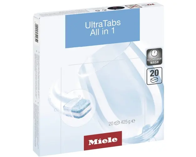 Detergent tablete pentru masina de spalat vase Miele UltraTabsMulti, 20 tablete