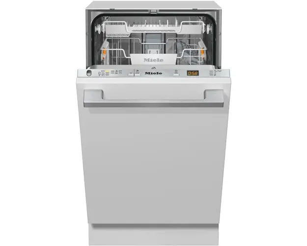 Masina de spalat vase incorporabila Miele G 5590 SCVi SL ED Active, 9 seturi, 5 programe, Clasa E, QuickPowerWash, 45 cm, Alb