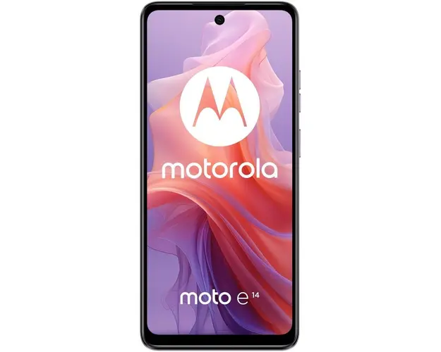 Telefon mobil Motorola Moto e14, Dual SIM, 2GB RAM, 64GB, Pastel Purple