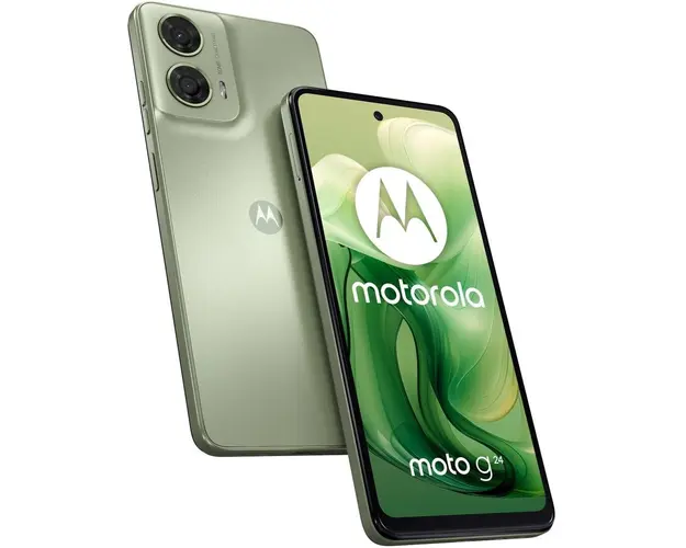 Telefon mobil Motorola Moto g24, Dual SIM, 4GB RAM, 128GB, Ice Green