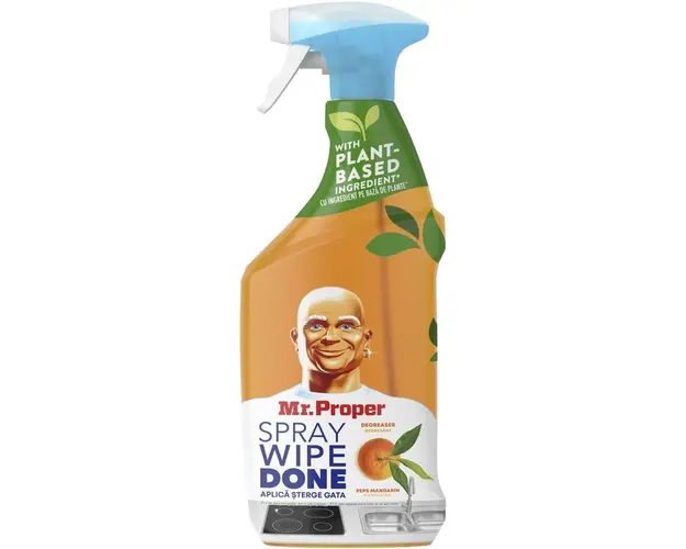 Detergent universal spray pentru curatarea suprafetelor din bucatarie Mr. Proper Mandarin, 800 ml