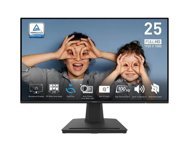 Monitor LED MSI Pro MP252 24.5 inch FHD IPS 1 ms 100 Hz