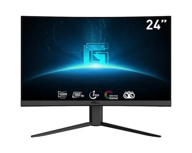 Monitor LED MSI Gaming G24C4 E2 Curbat 23.8 inch FHD VA 1 ms 180 Hz