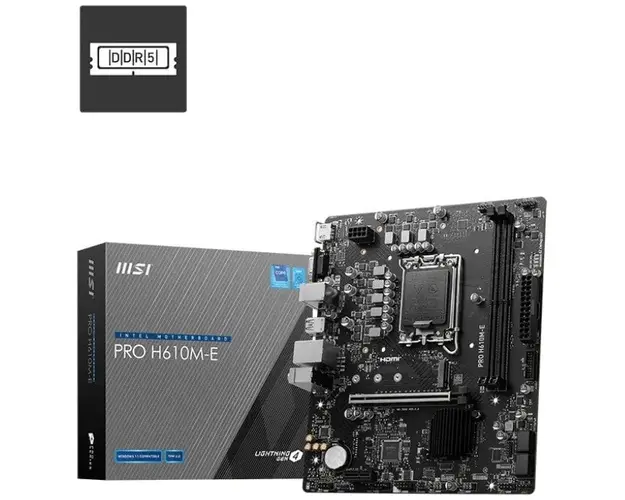 Placa de baza MSI PRO H610M-E