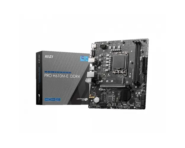 Placa de baza PRO H610M-E DDR4, LGA 1700 micro ATX