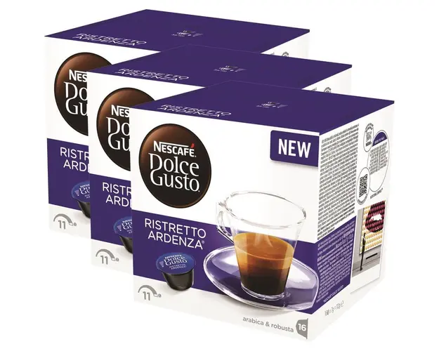 Set 3 x Capsule Nescafé Dolce Gusto Espresso Ristretto Ardenza, 48 capsule, 336g