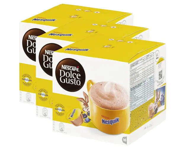 Set 3 x Capsule Nescafé Dolce Gusto Nesquik Chocolate, 48 capsule, 768g