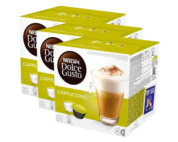 Set 3 x Capsule Nescafé Dolce Gusto Cappuccino, 48 capsule, 559.2g