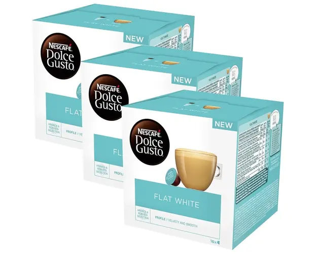 Set 3 x Capsule Nescafe Dolce Gusto Flat White, 48 capsule, 561.6g