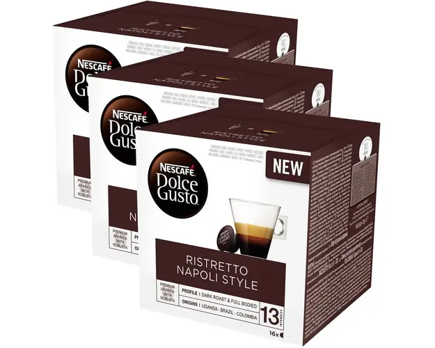 Set 3 x Capsule Nescafe Dolce Gusto Napoli, 48 capsule, 384g