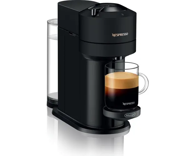 Espressor Nespresso by De’Longhi ENV120.BM Vertuo Next , 1500W,extractie prin Centrifuzie, Conectare la telefon, 1.1L, Negru Mat + 12 capsule cadou