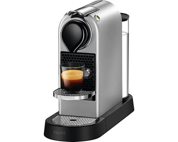 Espressor Nespresso Krups CitiZ XN741B10, 1260W, 19 Bar, 1L, Argintiu + set capsule degustare