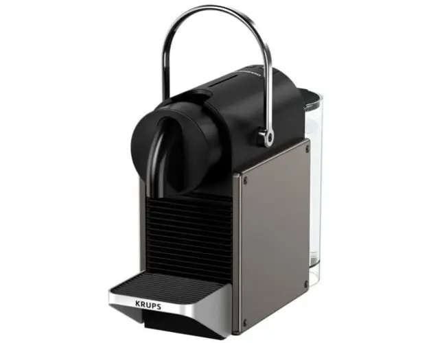 Espressor Nespresso Krups Pixie Titan XN304T10, 1260W, 19 bari, 0.7L, functie oprire automata, negru &amp; gri