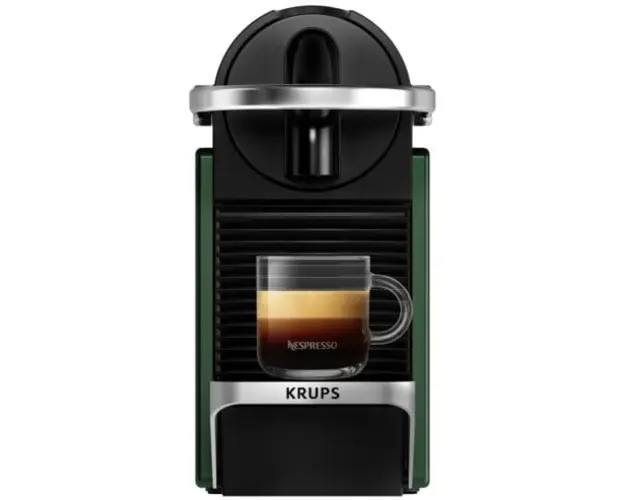 Espressor Nespresso Krups Pixie Titan XN306310, 1260W, 19 bari, 0.7L, functie oprire automata, verde
