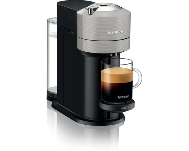 Espressor Nespresso Krups Vertuo Next XN910B10, 1500W, Centrifusion™, Conectare la telefon, 1.1L, Gri + set capsule degustare