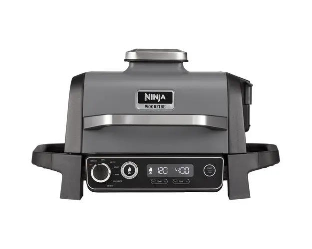 Gratar si afumator electric Ninja Woodfire OG701EU, 2400w, 7 functii de gatit, gri