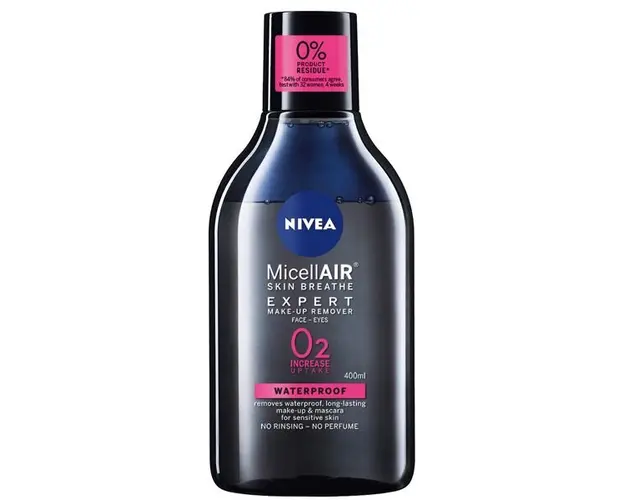 Apa Micelara Bifazica Nivea Micellar Expert Waterproof, 400 ml