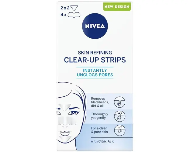 Benzi pentru curatare Nivea , 6 bucati