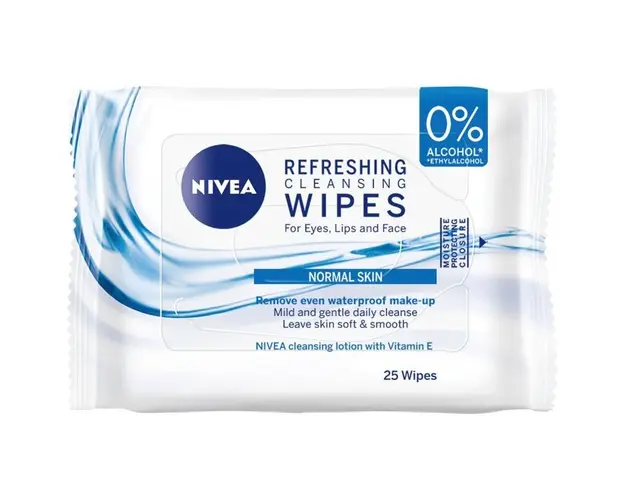 Servetele demachiante Nivea Visage Cleansing Revigorante, 25 buc