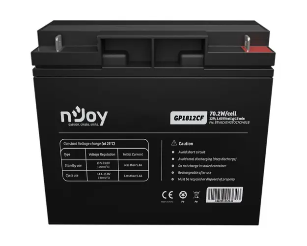 ACUMULATOR NJOY GP1812CF 12V