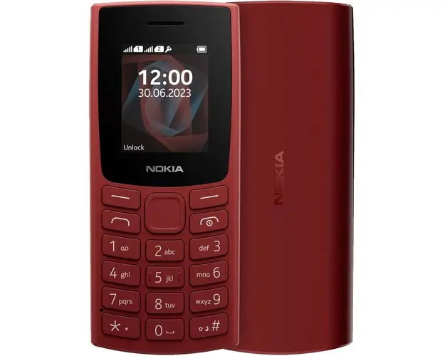 Telefon mobil Dual SIM Nokia 105 (2023), Red