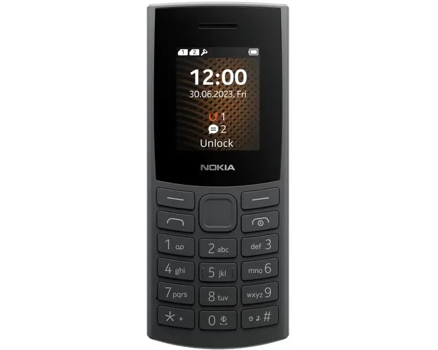 Telefon mobil Nokia 105 (2023), Dual SIM, 4G, Charcoal