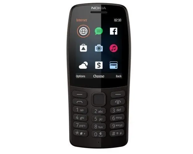 Telefon mobil Nokia 210, Dual SIM, 2019, negru