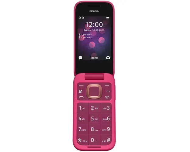 Telefon mobil Nokia 2660 Flip, Dual SIM, 4G, Pop Pink