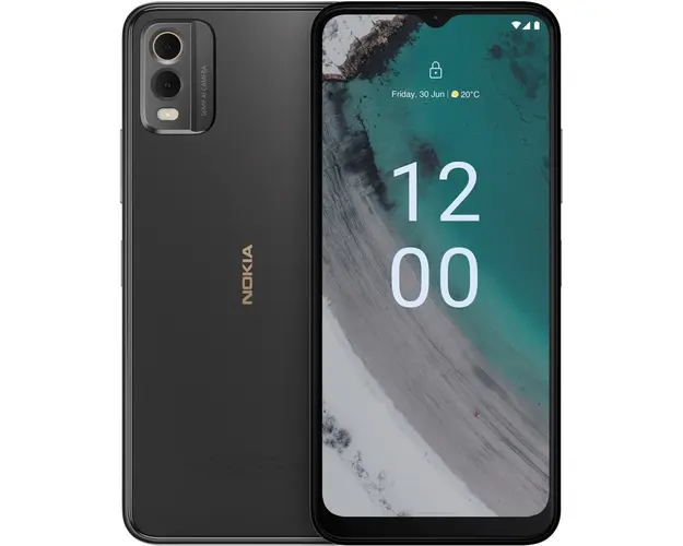 Telefon mobil Nokia C32, Dual SIM, 64GB, 3GB RAM, Charcoal
