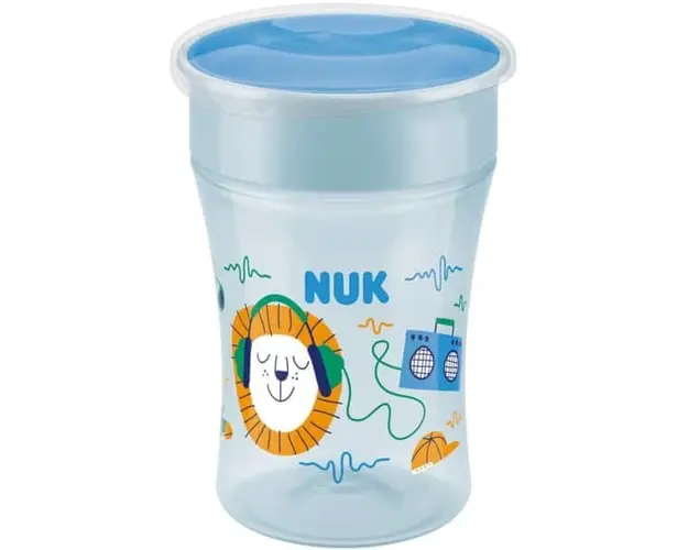Cana NUK Magic 10255602, 8 luni+, 230ml, albastru