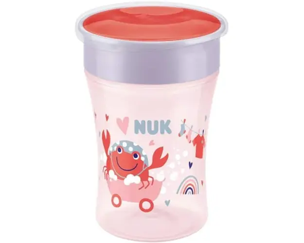 Cana NUK Magic 10255603, 8 luni+, 230ml, roz