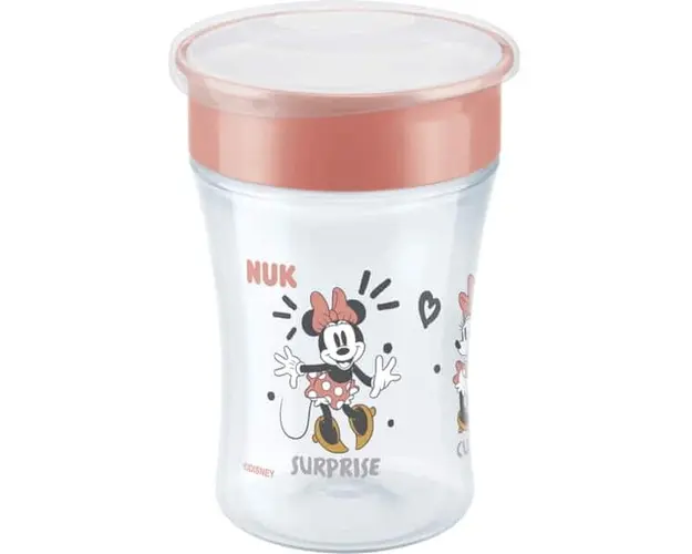 Cana NUK Magic Disney Minnie Mouse 10255622, 8 luni+, 230 ml, roz