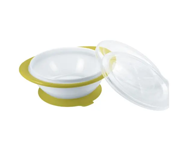 Nuk Bol Mancare Cu 2 Capace Pentru incalzire si Transport, Verde