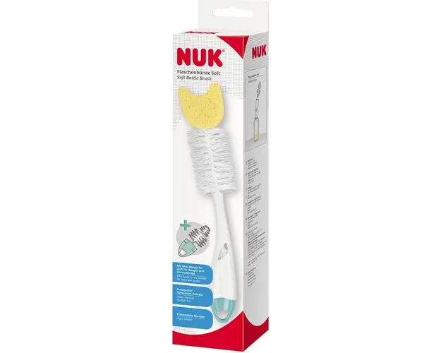 Nuk Perie De Spalat Biberoane si Tetine, Cu Burete