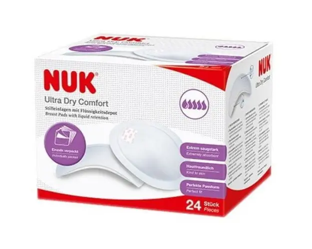 Tampoane pentru san Nuk Ultra Dry Comfort, 24 buc