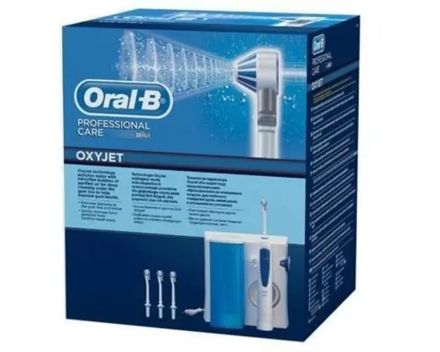 Irigator bucal Professional Care MD20 Oxy Jet, 8800 oscilatii, 3 programe, 4 capete, functie albire