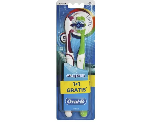 Periuta dinti Oral B Complete 5Way Clean 40 medium 1+1 gratuit