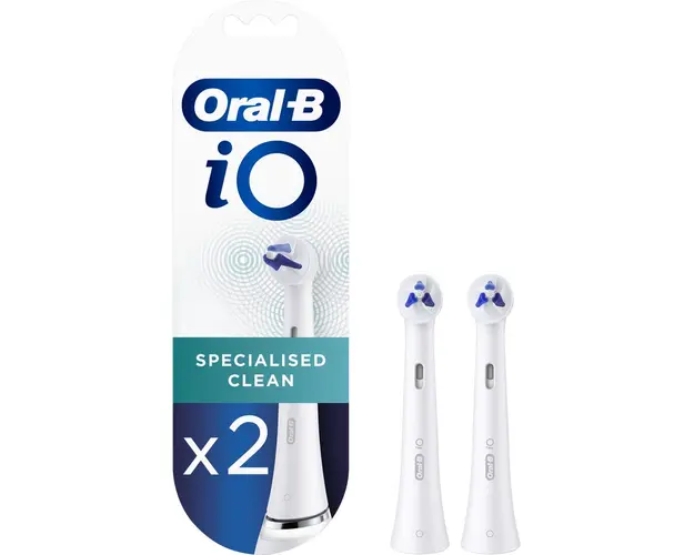 Rezerve periuta de dinti electrica Oral-B iO Specialised Clean, compatibile doar cu seria iO, 2 buc, Alb