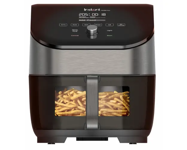 Friteuza cu aer cald Vortex Plus 6 Clear Cook, Ecran digital, Cos detasabil, 6 functii de gatire, 6 litri, 1700W