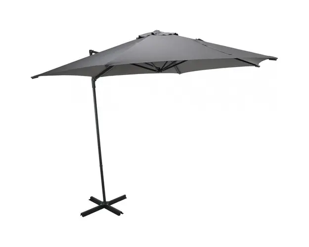 UMBRELA TERASA H:225CM, D:270CM, GRI