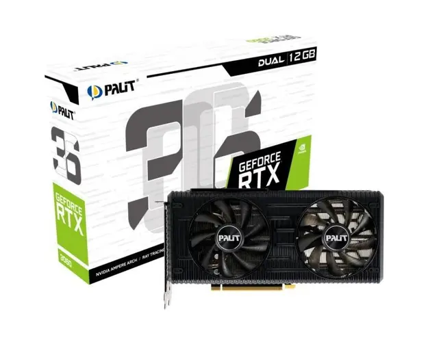 Placa video GeForce RTX 3060 Dual 12G, 12GB GDDR6 192-bit
