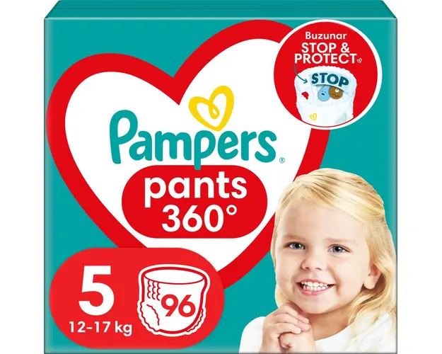Scutece Pampers Active Baby Pants 5 Mega Box Pack, 96 bucati