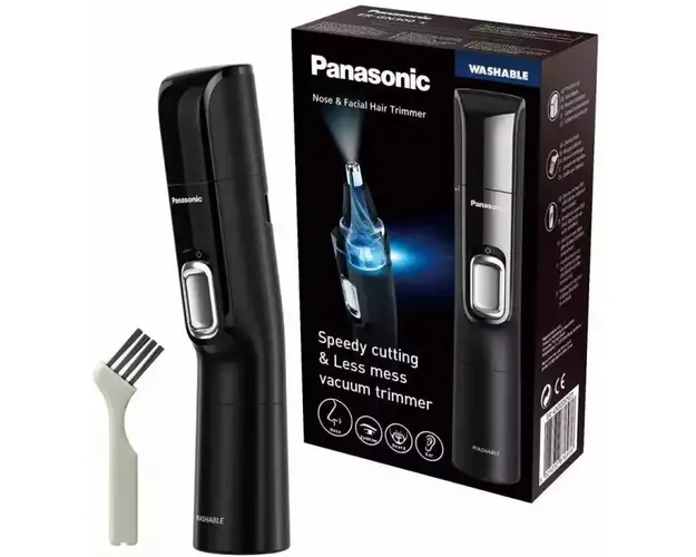 Panasonic ER-GN300K503, Aparat de tuns parul din nas si urechi