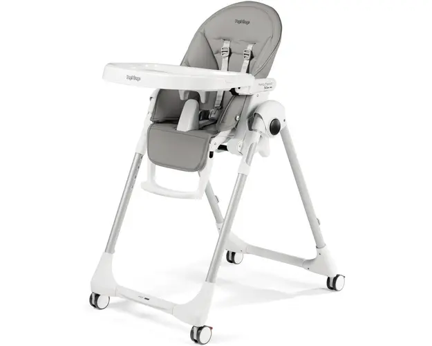Scaun de masa Peg Perego Prima Pappa Zero Follow Me, Gri