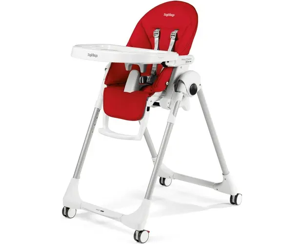 Scaun de masa Peg Perego Prima Pappa Zero Follow Me, Rosu