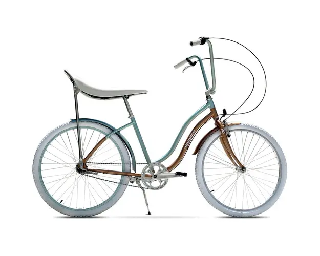 Bicicleta Pegas Strada 2, 26 inch, cadru aluminiu, maro/verde