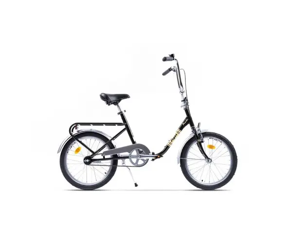 Bicicleta pliabila Pegas Practic Retro 20 inch, cadru otel, 1S, negru