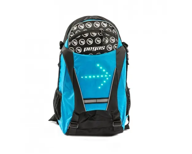 RUCSAC PEGAS CU SEMNAL 48LED USB ABS NEG