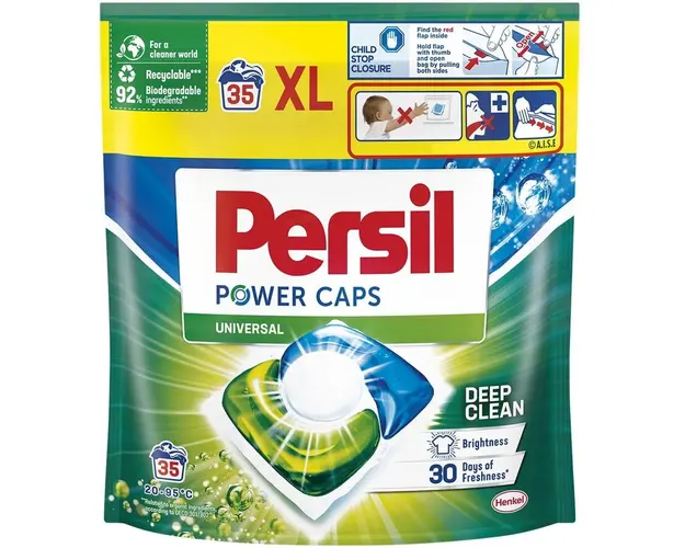 Detergent de rufe capsule Persil Power Caps Universal, 35 spalari