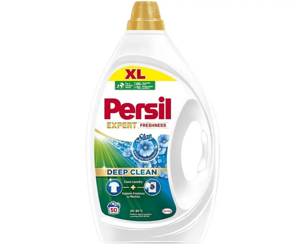 Detergent de rufe lichid Persil Deep Clean Expert Freshness by Silan, 50 spalari, 2,25l